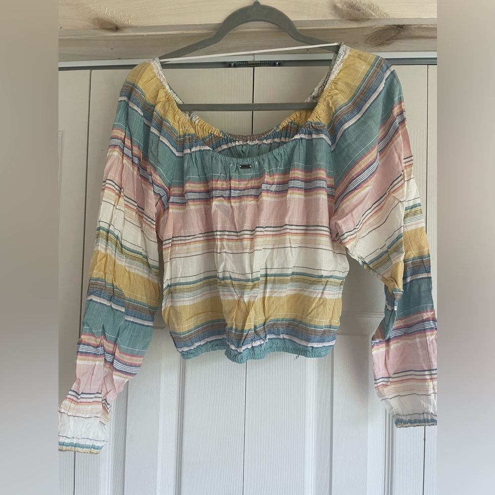 O’Neil Striped Crop Top